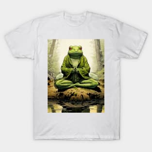 Japanese Toad: Toads and Frogs in Japanese Folklore T-Shirt